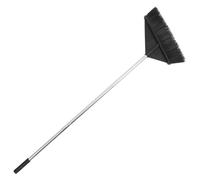 Artibetter Balai à Poils Rigides, Outil de Balayage des Déchets, Acier Inoxydable et Pp-nylon, Manche Long, Angle 60°, Noir, pour Sols en Bois, Sols en Béton, Extérieur, Plusieurs styles