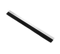 Artibetter Balai de porte extérieur 1,6 po x 23,6 po, brosse d'étanchéité à poils de nylon avec base métallique en forme de H pour les espaces de 2/5 po pour moustiquaire coulissante de