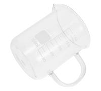 Artibetter Bécher et Poignée Résistant Haute Température 150ml en Verre Outil de Mesure Précis et Solide Cuisine Laboratoire