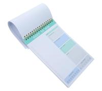 Artibetter Bloc-notes et Organisation Journalière en Papier Vert Planificateur Quotidien 60 Feuilles, Design Non Adhésif et Onglets Pratiques pour Listes de Tâches