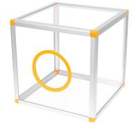 Artibetter Boîte à Cartes de Mariage Transparente Urne Multifonction pour Tombola Dons et Jeux Sécurisée avec Fente pour Billets et Billets de Loterie