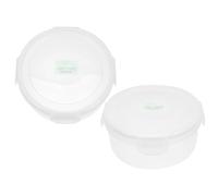 Artibetter Boîte de Conservation en Plastique Ronde 2500ml Cuisine