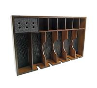 Artibetter Boîte de Rangement Grosse Capacité et Design à Grille Rationnelle en Plastique pour Tondeuse à Cheveux pour Salon de Coiffure Professionnel
