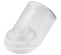 Artibetter Boîte de Rangement Plastique Blanche à 48 Trous Compacte et Anti-poussière Design Spécial pour Mèches de Perceuse à Ongles pour Salon de Manucure
