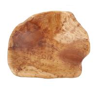 Artibetter Bol Décoratif en Bois Sculpté, Forme Irrégulière, Grand Modèle