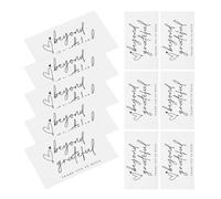 Artibetter Cartes de Remerciement Format 1 Paquet de 50 Pcs Lot de 150 Blanches Enveloppes Papier Sûr, Décorations pour Présents et Emballages, Adaptées aux Entreprises, Mariages