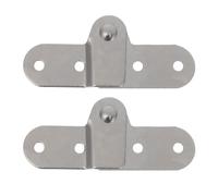 Artibetter Charnières Pliantes Argenté 2pcs Rotation et Réglage d'angle Flexible pour Meubles et Escaliers de Grenier, Adaptées aux Pièces et Ateliers