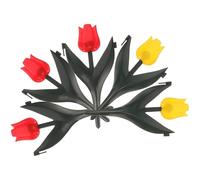 Artibetter Clôture en Plastique Décorative Fleurs pour Jardin, Bordure de Jardin Réutilisable, Pratique pour Diviser Pelouse, Style Pastoral, pour Décor de Balcon et Cour
