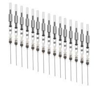Artibetter Convertisseur à Visser Diamètre 3,4mm pour Stylo-plume 15 Pièces Argenté en Acier Inoxydable de Nettoyage et Remplissage D'encre pour Étudiants et Bureau