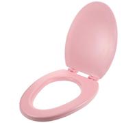 ARTIBETTER Coussin Moelleux pour Siège de Toilette en Mousse Rose, Forme en V, Rembourrage Épais et Haute Résilience, Adapté pour Salle de Bain et Hôtel, Dimensions 43x35,5x4cm