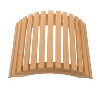 Artibetter Couvercle en Bois pour Lampe de Sauna Éclairage Clair et Dissipation Thermique, Accessoire pour Cabine de Sauna ou Hammam Beige