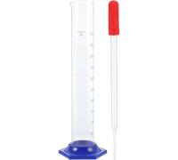 ARTIBETTER Cylindres Gradués pour Laboratoires Plusieurs styles et Usage Domestique Ensemble de 2 en Verre 500ml Base Stable et Design Haut, Outil de Mesure Transparent Plusieurs styles