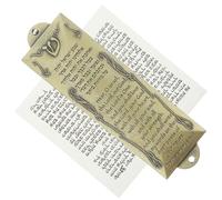 Artibetter Décoration de Porte Mezouza Judaica Vintage en Alliage de Zinc avec Parchemin Sacré, Ornement Artistique et Facile à Ranger pour Maison et Prière