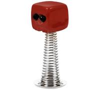 Artibetter Décoration de Voiture en Verre Léger à Tête Secouante Rouge, Ornement Adorable pour Tableau de Bord, pour Console Centrale et Décorations de Noël