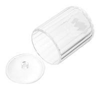Artibetter Distributeur Transparent Résistant et Incassable en Acrylique pour Cotons-tiges et Cure-Dents pour Coiffeuse ou Bureau