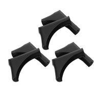 Artibetter Embouts de Pieds pour Étendoir Linge Extérieur 6pcs en Plastique Noir, Protection Antidérapante pour Sols Durs, Accessoires Faciles à Installer et Silencieux
