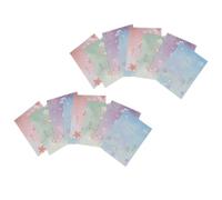 Artibetter Ensemble de 5 Set de Papeterie Papier à Lettres à Motifs Floraux Japonerie Papier Lisse pour Écriture, Design Fleurs Éclatantes, pour Correspondance Élégante