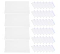ARTIBETTER Enveloppes Blanches Autocollantes Papier Siliconé Lot de 100 pour Protection Confidentialité, Format Standard, pour Bureau et Usage Professionnel