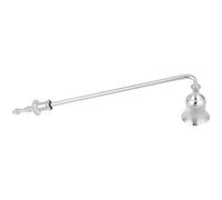 Artibetter Éteignoir à Mèche avec Long Manche Vintage en Métal Argenté Extincteur à Bougie Portable et Élégant pour Dîners aux Chandelles et Décoration Rustique