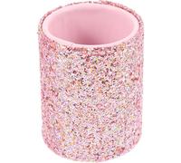 ARTIBETTER étui à pinceaux de maquillage pot à pinceaux de maquillage en plastique rose seau compact et portable pour outils de maquillage dressing table use dresser