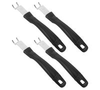Artibetter Extracteur de Grille de Barbecue avec Poignée Anti-brûlure en Acier Inoxydable Léger Lot de 4 Pièces pour Fêtes en Plein Air et Cuisines Domestiques