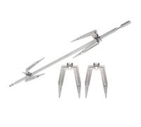 Artibetter Fourchettes pour Poulet Rôti Inoxydables 34 Cm, Accessoires Four Électronique Rotatifs, Ustensiles Barbecue Maison, Jeu 3 Pièces pour Air Fryer et Four