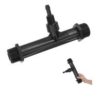 Artibetter Injecteur Engrais Venturi Noir en Plastique Filetage Externe 3/4'' pour Système D'irrigation et Résistance Chimique en Arrosage et Fertilisation des Plantes