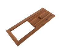 Artibetter Kit de Fenêtre D'aération en Bois pour Sauna, Panneau de Ventilation, Facile à Nettoyer, Ventilation Optimale pour Hammam et Sauna Traditionnel
