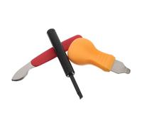 Artibetter Kit D'outils Réparation Montre 3 Pièces Poignée Antidérapante et Lame Rigide, Outil D'ouverture Retrait du Fond de Montre pour Horloger, Usage Professionnel et Domestique