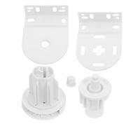 Artibetter Kit Pièces Détachées pour Stores Enrouleurs 38mm en ABS Blanc | Mécanisme à Chaîne Perlée, Deux Caches et Accessoires de Montage, Compatible Stores Romains, Usage Maison ou Bureau