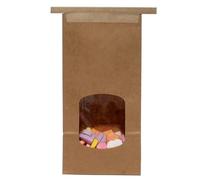 Artibetter Lot de 100 Set de Set de Bâtonnets en Papier Kraft Clip Fermeture Sachet Alimentaire, Barre de Scellage Facile à Utiliser pour Conserver Fraîcheur des Aliments