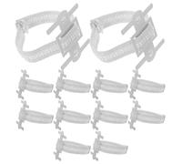 Artibetter Lot de 12 Bracelets Élastiques de Poignet à Fleurs Artificielles, Porte-broches Floral Pliable en Aluminium, Taille Flexible, Accessoires Mariage pour Mariée, Demoiselles