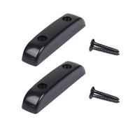 Artibetter Lot de 2 de Repose-pouce en Plastique Noir Vis de Fixation pour Guitare Basse Offrant un Soutien Confortable Protection Douce pour Instrument de Musique