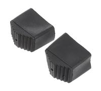 Artibetter Lot De 2 Patins D'Échelle Antidérapants en Caoutchouc 1.69X1.65X0.91 Pouces Couvre-Pieds pour Stabilité Sécurisée Protection du Sol Isolation Phonique Usage Domestique
