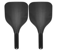 Artibetter Lot de 2 Visières de Protection en Plastique Noir pour Coloration et Soins Capillaires, Protection Éclaboussures de Teinture et D'huile, Usage Domestique