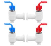 Artibetter Lot de 4 Buses en Plastique pour Robinet D'eau Potable Filetage Intérieur, Finition Soignée, Pratique et Professionnelle pour Usage Domestique et Extérieur