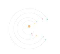 Artibetter Mobile Suspendu D'astronomie en Métal Design Nordique Structure, Décoration Murale Moderne Simple et Solide pour et Salons