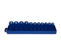 Artibetter Organisateur D'insertion Plastique en et Léger Douilles Bleu Résistant, Support Rangement Pratique pour Manchons pour Outils Mécaniques