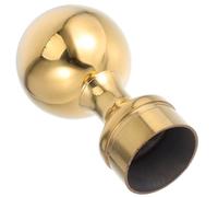 Artibetter Ornement de Mât de Drapeau en Boule, Acier Inoxydable Doré | Décoration de Partie Supérieure Élégante, Installation Facile, Compatibilité, pour Événements Formels et Célébrations