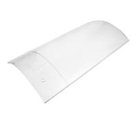 Artibetter Panneau de Toiture en Acrylique Transparent Courbé Transmission Maximale de Lumière et Résistance aux Intempéries pour Pergola et Serrage Extérieure