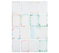 Artibetter Papier à Lettres à Bordure Verte Délicate pour Écrire des Lettres et Notes, 160 Feuilles en Papier Décoratif Simple, pour Correspondance et Fournitures D'écriture