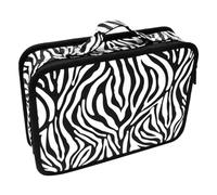 Artibetter Paquet de Coiffeur Noir en Tissu, Organisateur Facile à Nettoyer pour Outils de Coiffure, Étui Portable pour Tondeuse à Cheveux, pour Usage Personnel et Professionnels
