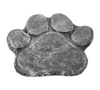 Artibetter Pierre Tombale pour Chien en Résine Empreinte de Patte, Pierre Commémorative Extérieure pour Animaux de Compagnie, Ornement Funéraire de Jardin, Statue Décorative Solide