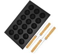 Artibetter Plaque à Pâtisserie Surface Lisse en Acier Inoxydable Antiadhésive pour Boulettes de Poisson et Viande pour Cuisson Quotidienne et Œufs de Caille