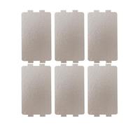 Artibetter Plaque de Mica Isolante Protection la Combustion Argentée 6 Pièces pour Micro-ondes Accessoire de Réparation pour Électroménager à Domicile