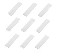 Artibetter Plaque Inox Vierge 10 Pièces Étiquette Badge Porte Nom À Graver Plaque Bureau En Métal Avec Broche Pour Employés Portes Et Bureaux