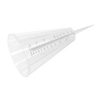 Artibetter Pluviomètre Conique en Plastique PP Double Échelle pour Pluie | Lecture Claire, Base Piquet Robuste, Usage Agriculture et Recherche Climatique