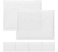 Artibetter Pochettes Transparentes Adhésives pour Cartes en PVC 6pcs, Résistantes à l'eau, pour Boîtes et Pare-Brise, Protège-Documents et Porte-Cartes Pratiques