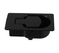Artibetter Poignée de Fauteuil Inclinable Pièce Robuste Longue Durée en Alliage D'aluminium Noir Solide pour Remplacement, Levier de Déverrouillage Bureau et Maison
