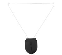 Artibetter Porte-badge universel pour shérif, avec clip métallique et chaînette à billes pour l'identification et l'affichage des médailles.